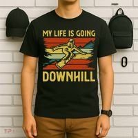Funny Snowboarding Art For Women Snowboard Snowboarder T-Shirt thumb 6