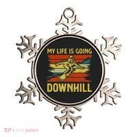 Funny Snowboarding Art For Women Snowboard Snowboarder Ornament thumb 0