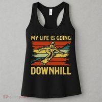 Funny Snowboarding Art For Women Snowboard Snowboarder Women's Tank Top thumb 3
