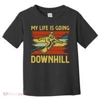 Funny Snowboarding Art For Women Snowboard Snowboarder Toddler T-Shirt thumb 0