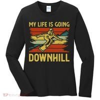 Funny Snowboarding Art For Women Snowboard Snowboarder Women's Long Sleeve Shirt thumb 0