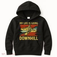 Funny Snowboarding Art For Women Snowboard Snowboarder Kids Hoodie thumb 0