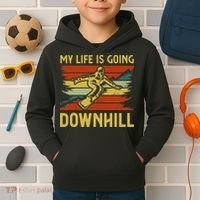 Funny Snowboarding Art For Women Snowboard Snowboarder Kids Hoodie thumb 2