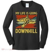 Funny Snowboarding Art For Women Snowboard Snowboarder Kids Long Sleeve Shirt thumb 0