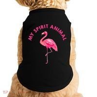 Flamingo Spirit Animal Cute Flamingo Lover Doggie Tank thumb 0