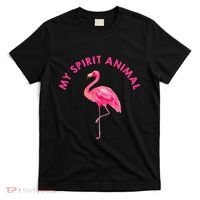 Flamingo Spirit Animal Cute Flamingo Lover T-Shirt thumb 0