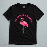Flamingo Spirit Animal Cute Flamingo Lover T-Shirt thumb 5