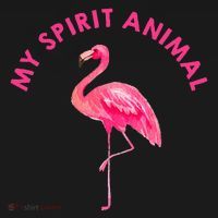 Flamingo Spirit Animal Cute Flamingo Lover Women's Hoodie thumb 2