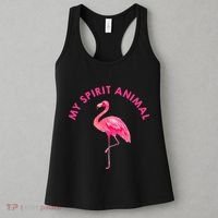 Flamingo Spirit Animal Cute Flamingo Lover Women's Tank Top thumb 3