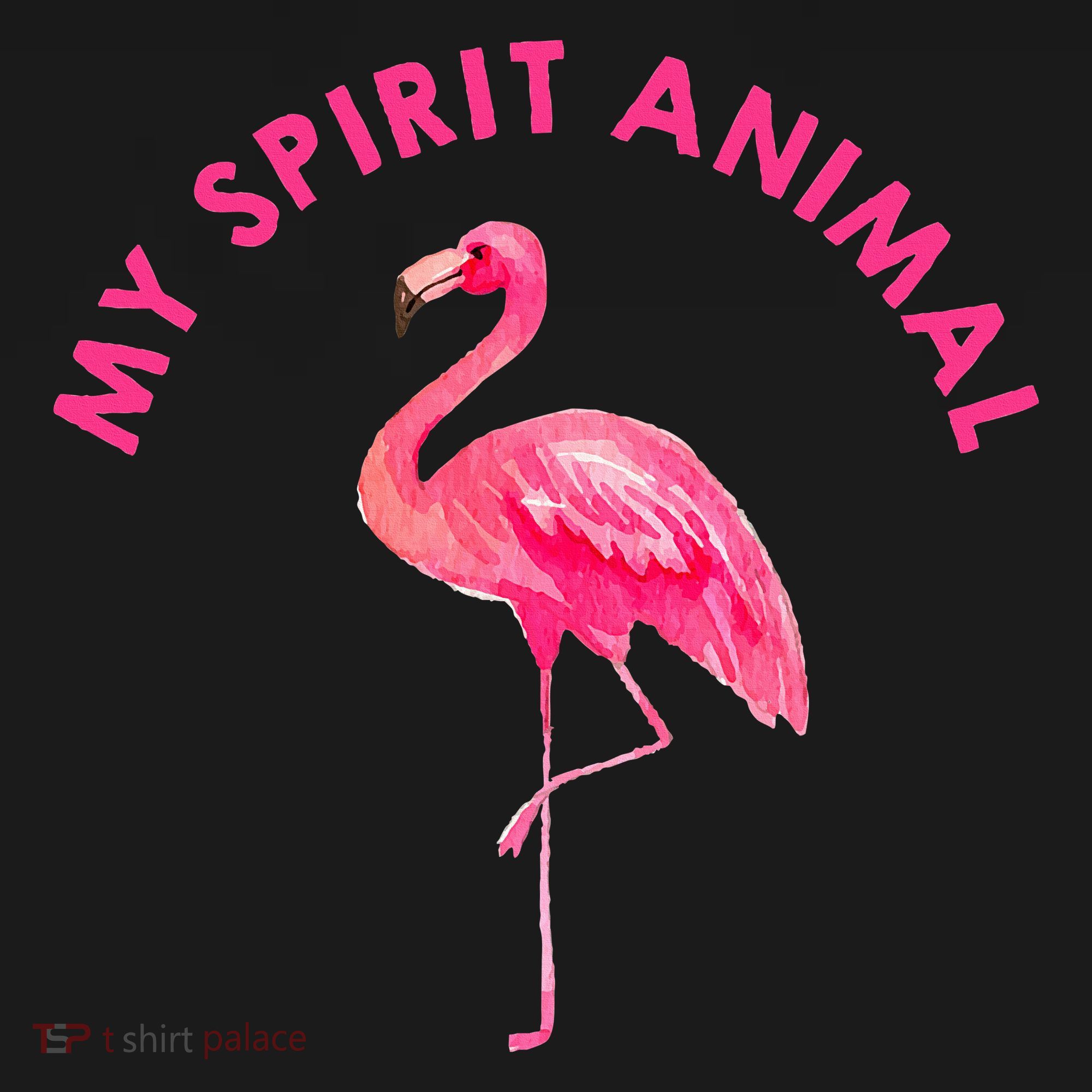 Flamingo Spirit Animal Cute Flamingo Lover Baby Bodysuit