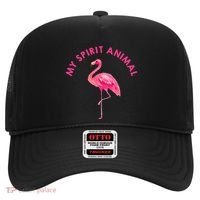 Flamingo Spirit Animal Cute Flamingo Lover Hat thumb 0