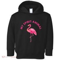 Flamingo Spirit Animal Cute Flamingo Lover Toddler Hoodie thumb 0