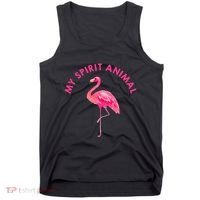 Flamingo Spirit Animal Cute Flamingo Lover Tank Top thumb 0