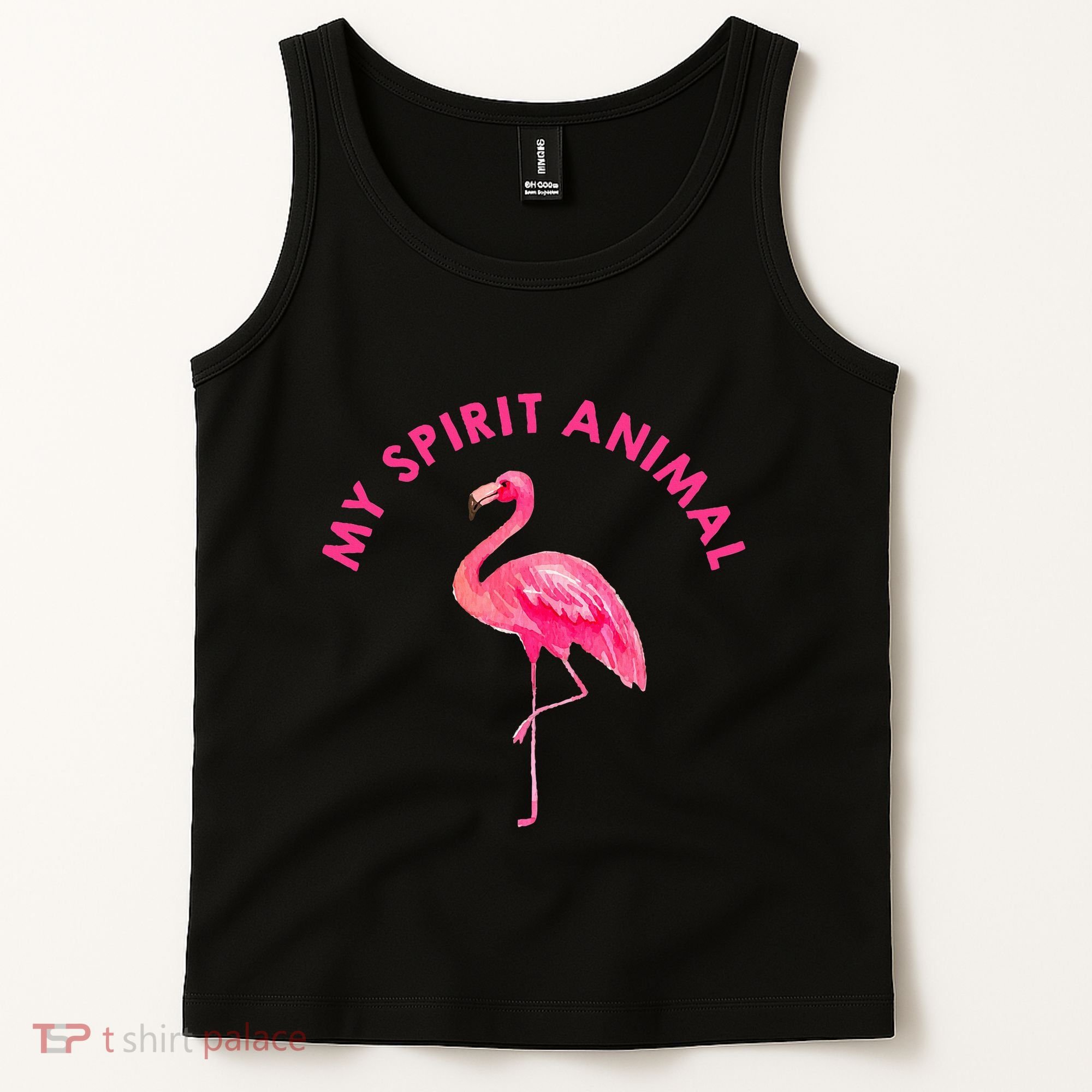 Flamingo Spirit Animal Cute Flamingo Lover Tank Top