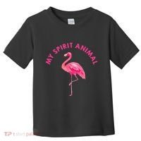 Flamingo Spirit Animal Cute Flamingo Lover Toddler T-Shirt thumb 0