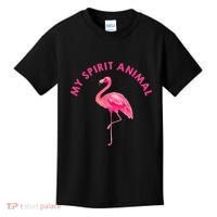 Flamingo Spirit Animal Cute Flamingo Lover Kids T-Shirt thumb 0
