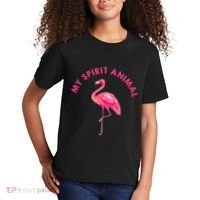 Flamingo Spirit Animal Cute Flamingo Lover Kids T-Shirt thumb 2