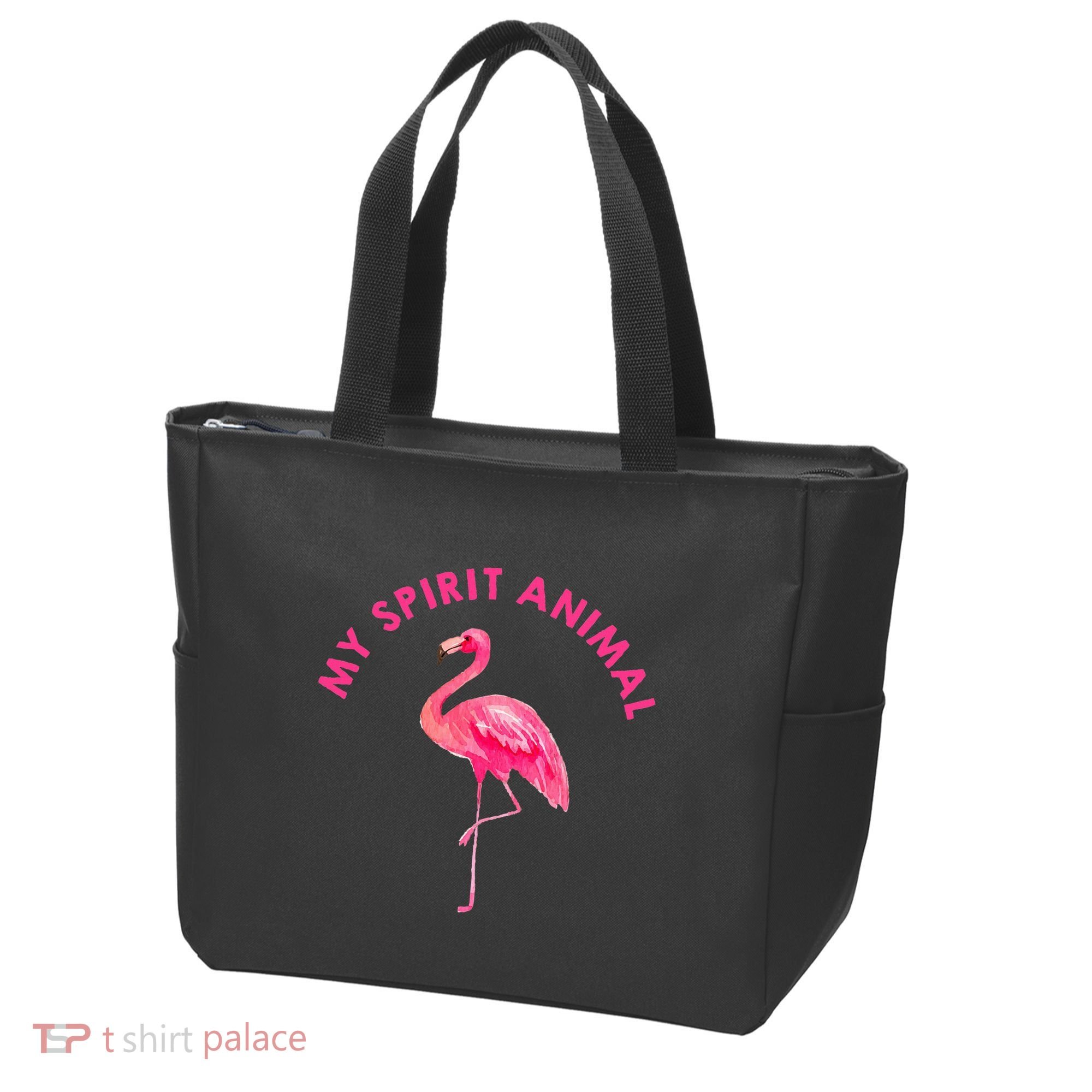 Flamingo Spirit Animal Cute Flamingo Lover Tote Bag