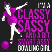 Funny Smart Assy Bowling Girl Gift For Classy Bowler Women Hat thumb 2
