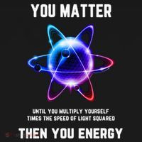 Funny Science Atom Science You Matter Energy Science Pun Tote Bag thumb 4