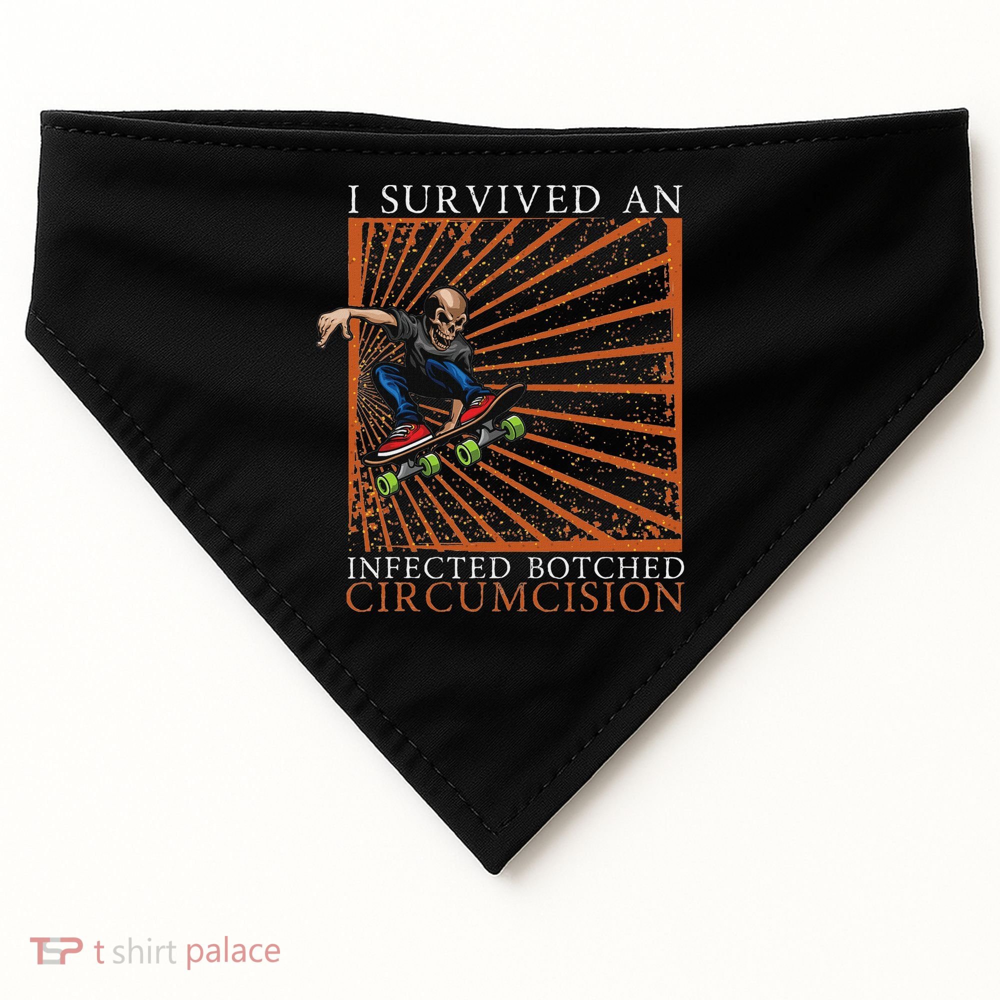 Funny Survived An Infected Botched Circumcision Meme Weird USA-Made Doggie Bandana