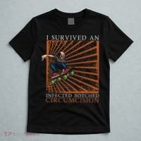 Funny Survived An Infected Botched Circumcision Meme Weird T-Shirt thumb 5