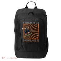 Funny Survived An Infected Botched Circumcision Meme Weird City Backpack thumb 0