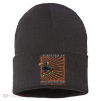 Funny Survived An Infected Botched Circumcision Meme Weird Sustainable Knit Beanie thumb 0