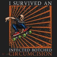 Funny Survived An Infected Botched Circumcision Meme Weird Plastic Christmas Ball Ornament thumb 1