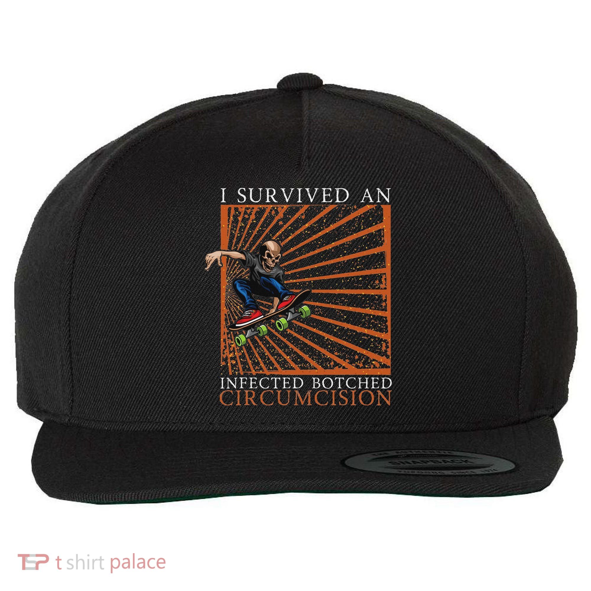 Funny Survived An Infected Botched Circumcision Meme Weird Wool Snapback Cap