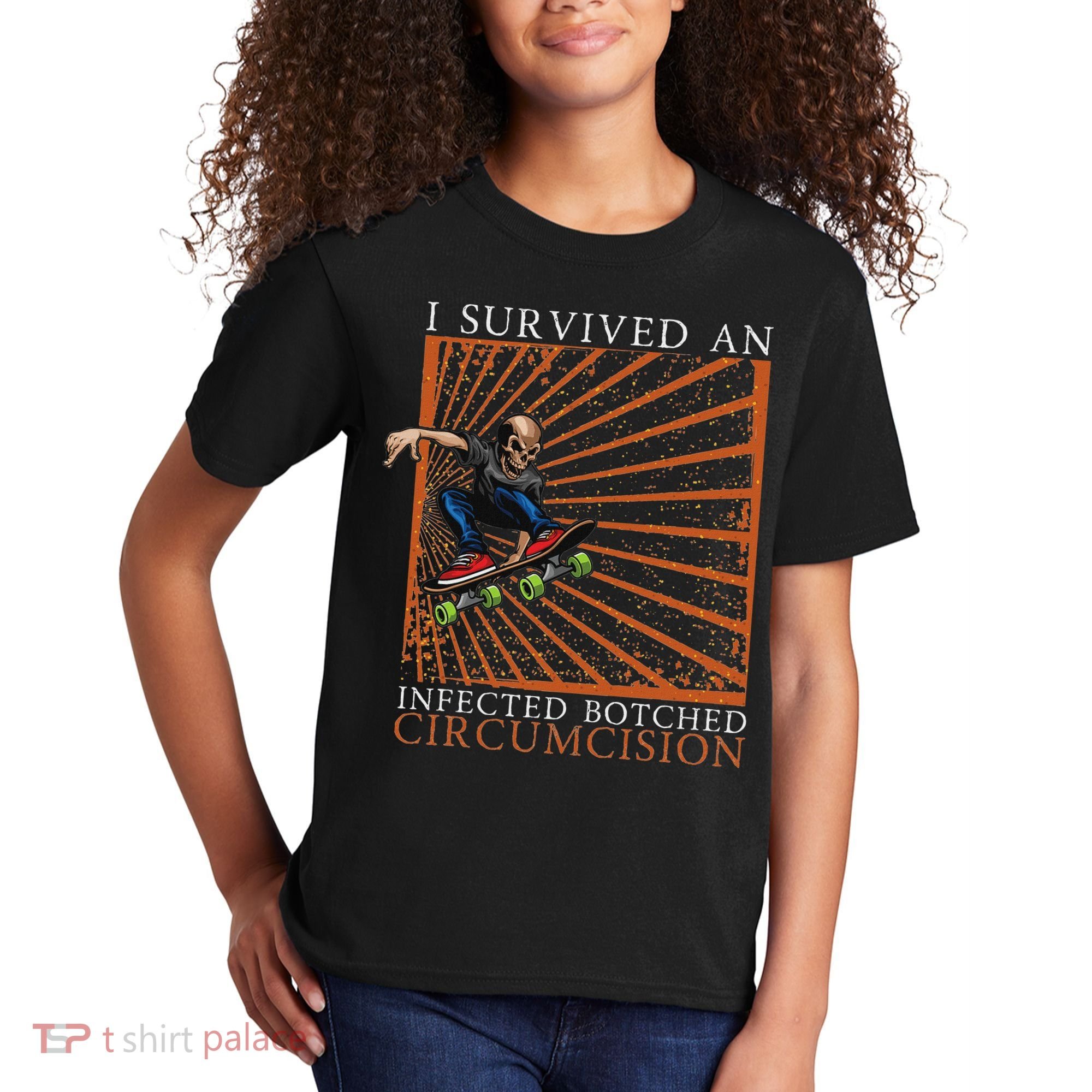 Funny Survived An Infected Botched Circumcision Meme Weird Kids T-Shirt