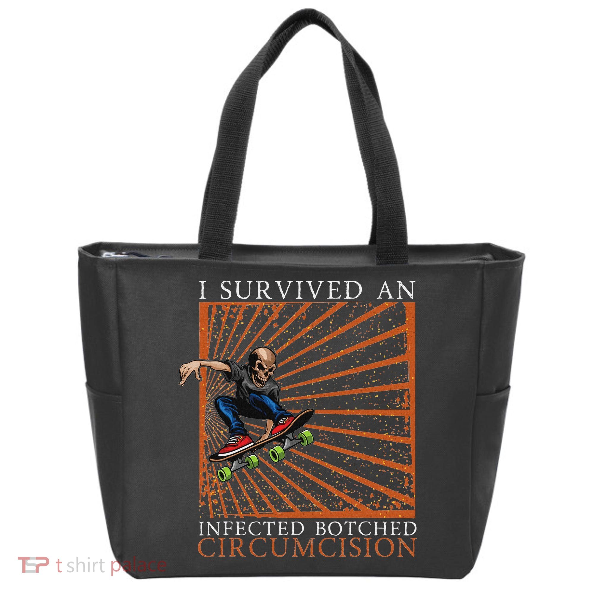 Funny Survived An Infected Botched Circumcision Meme Weird Tote Bag