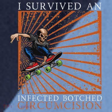 Funny Survived An Infected Botched Circumcision Meme Weird Raglan Baseball Sleeve Shirt