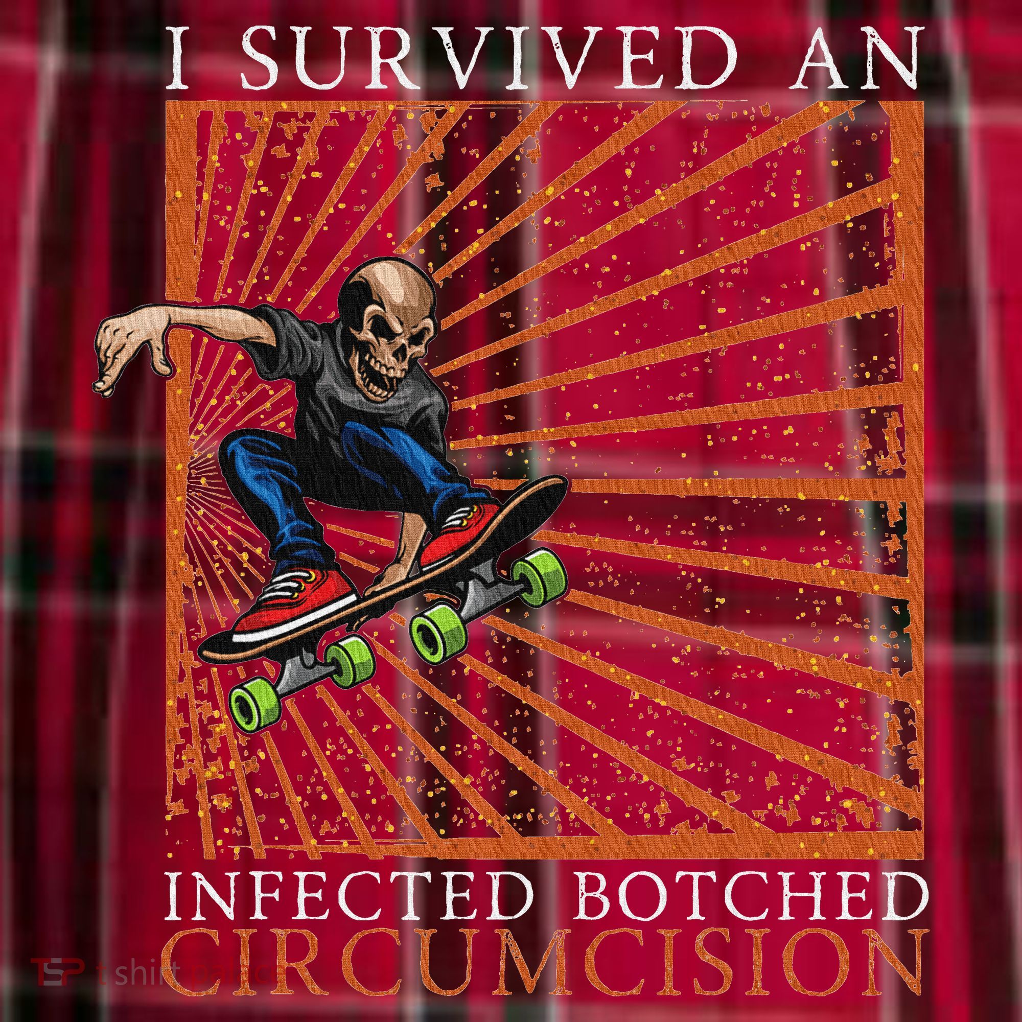 Funny Survived An Infected Botched Circumcision Meme Weird Women's Flannel Plaid Pajama Pants