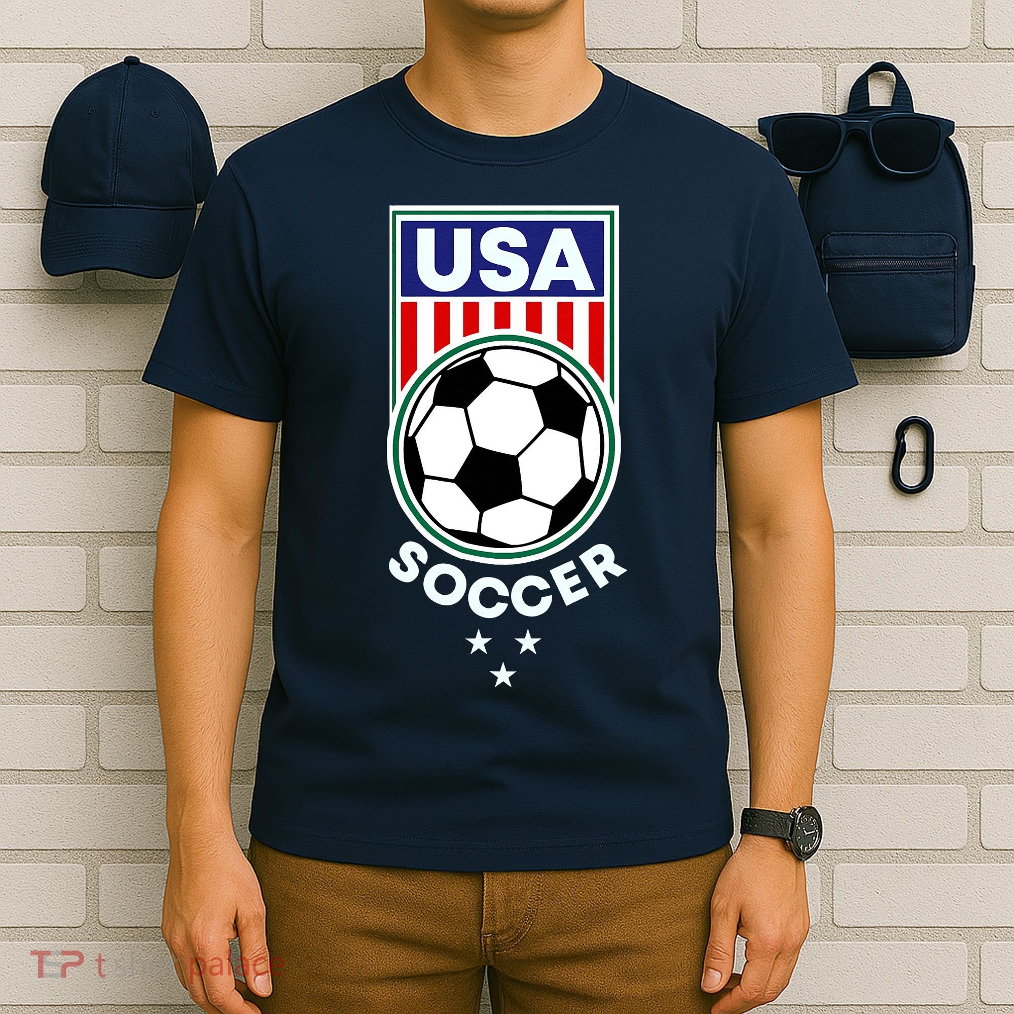 Football Soccer Awesome USA Soccer T-Shirt