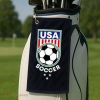 Football Soccer Awesome USA Soccer Golf Towel thumb 2