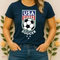 Football Soccer Awesome USA Soccer Women's T-Shirt thumb 2