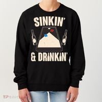 Funny Sinkin And Drinkin Cornhole Game Women's Sweatshirt thumb 0