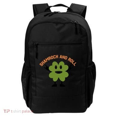 Funny Shamrock And Roll Irish Leaf St Patricks Day Backpack