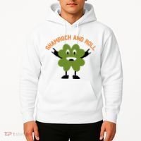 Funny Shamrock And Roll Irish Leaf St Patricks Day Hoodie thumb 2