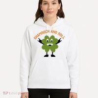 Funny Shamrock And Roll Irish Leaf St Patricks Day Hoodie thumb 5