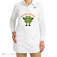 Funny Shamrock And Roll Irish Leaf St Patricks Day Apron thumb 2
