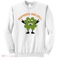 Funny Shamrock And Roll Irish Leaf St Patricks Day Sweatshirt thumb 0