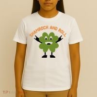 Funny Shamrock And Roll Irish Leaf St Patricks Day T-Shirt thumb 4