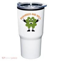 Funny Shamrock And Roll Irish Leaf St Patricks Day Tumbler thumb 0