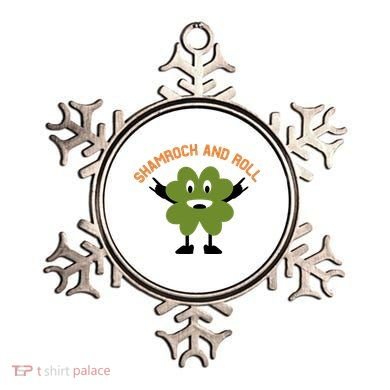Funny Shamrock And Roll Irish Leaf St Patricks Day Ornament