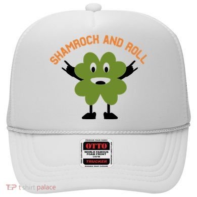 Funny Shamrock And Roll Irish Leaf St Patricks Day Hat