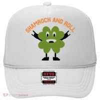Funny Shamrock And Roll Irish Leaf St Patricks Day Hat thumb 0