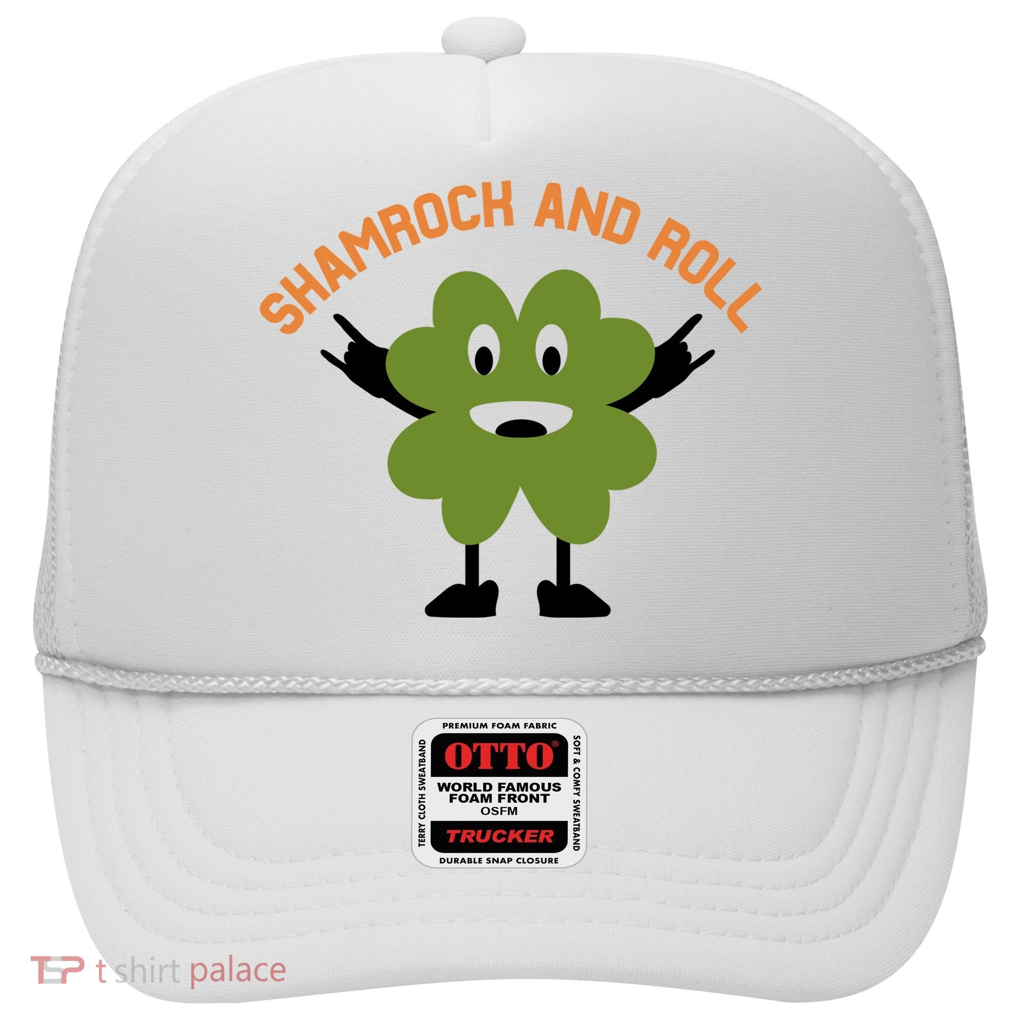 Funny Shamrock And Roll Irish Leaf St Patricks Day Hat