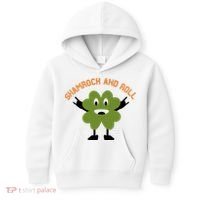 Funny Shamrock And Roll Irish Leaf St Patricks Day Kids Hoodie thumb 0